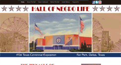 Desktop Screenshot of hallofnegrolife.org